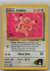 Erika's Clefairy 40/132 Gym Challenge