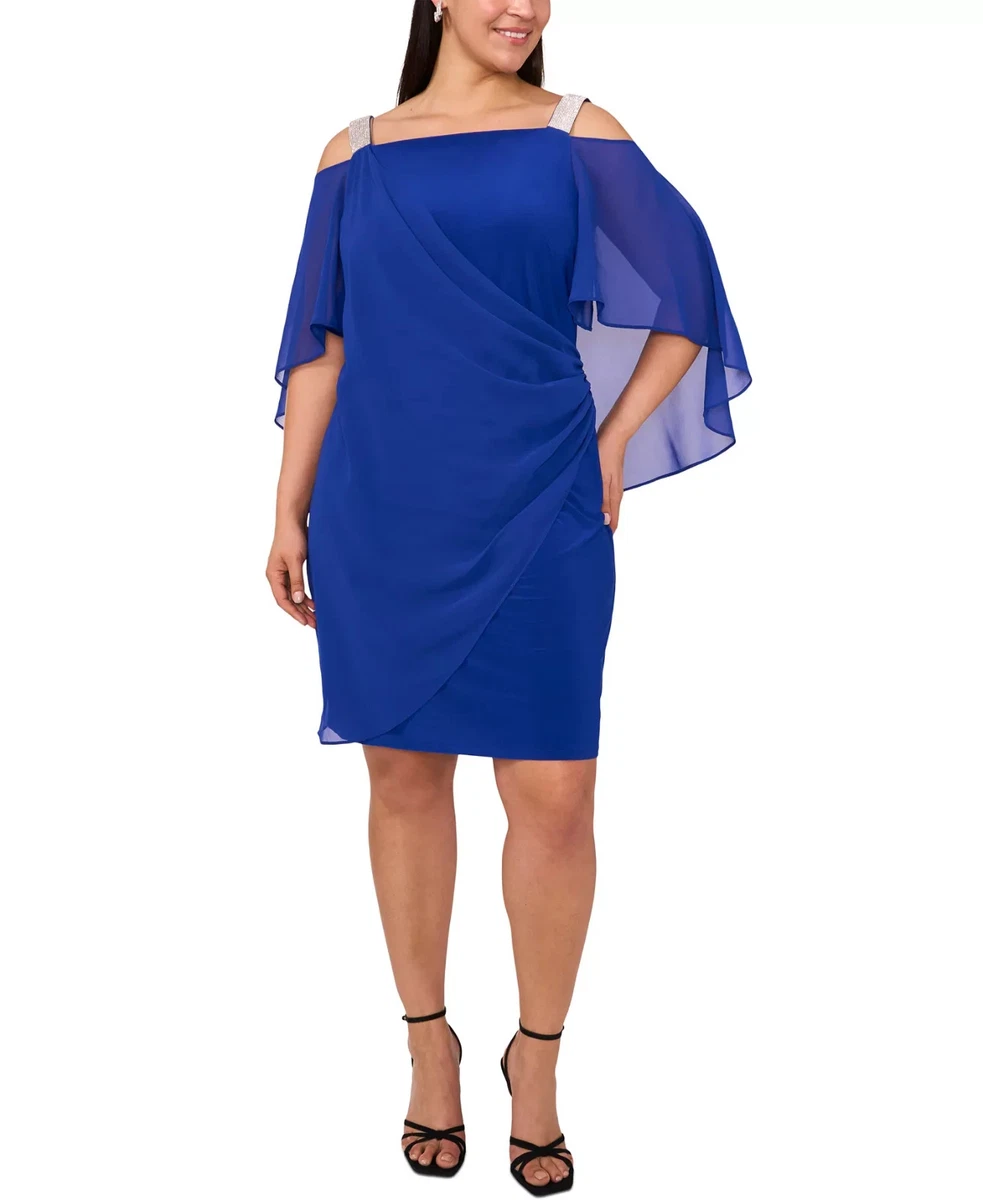sachin and babi light blue dress Msk Women's High Neck Tiered Smocked Waist Maxi Dress In Purple main image 1