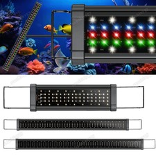 LED Aquarium Beleuchtung 33,5-153cm Vollspektrum Timer Lampe RGB Süßwasserfische