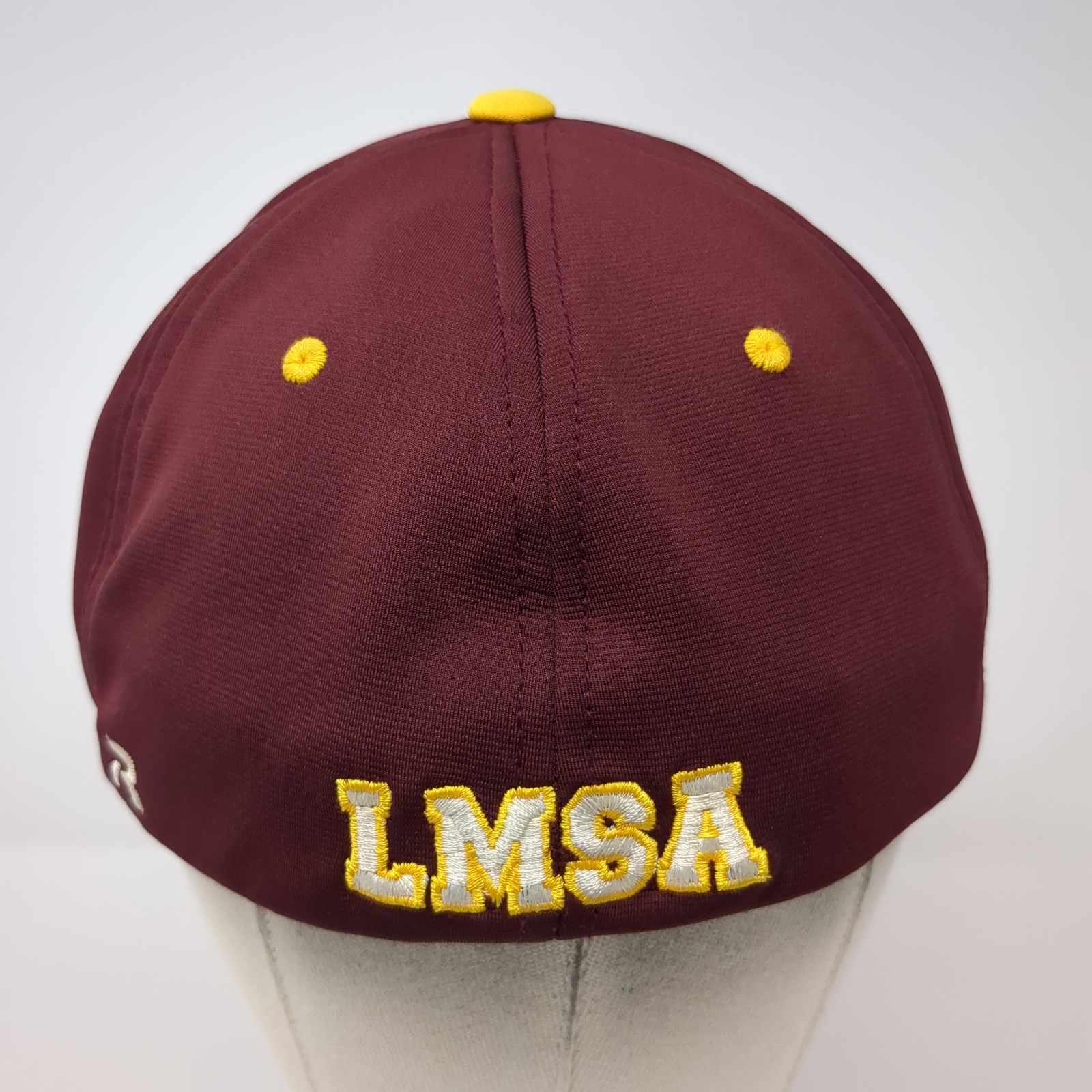 LMSA Eagle Fitted Baseball Hat Multicolor XL Embr… - image 6
