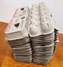 Lot of 23 Cardboard EGG CARTONS Large White eggs Hannaford