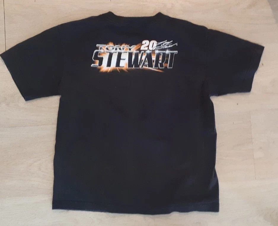 Молодежная черная рубашка Tony Stewart No20 Winners Circle Home Depot 2-сторонняя средний размер - Изображение 2 из 3