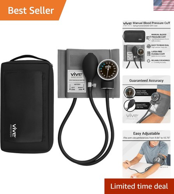 #ad #ad Portable Aneroid Blood Pressure Monitor for Adults Easy Read Display amp; Cuff $39.99