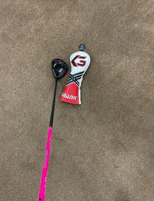 Used - Krank Fire 7 Wood 23°, Pink AutoFlex SF 405X Shaft / Head Cover