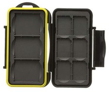 JJC MC-SD6CF3 Rugged Water-Resistant Memory Card Case fits 3x CF / 6x SD
