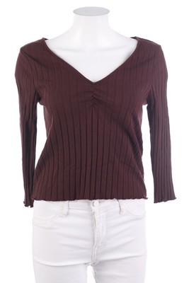 MANGO Longsleeve-Shirt M Rot