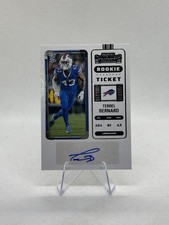 2022 Panini Contenders Rookie Ticket Terrel Bernard #192 Rookie Auto RC Bills