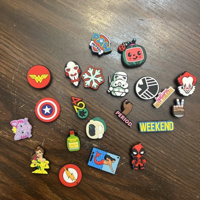21 Jibbitz Collection Crocs IT Saw Deadpool 420 Flash Rick and Morty Good Stuff