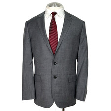 J.Crew Ludlow 100 Cashmere Vitale Barberis Canonico Gray Sport Coat Jacket 38 R