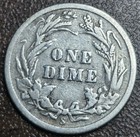 1915-S Barber Dime 90% Silver Coin Key Date ✔️ Out Our $15 Add-On Service — photo 2