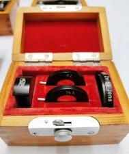 Zeiss Microscope accessories-Polarizing mirror, collecting polarizer, color patc