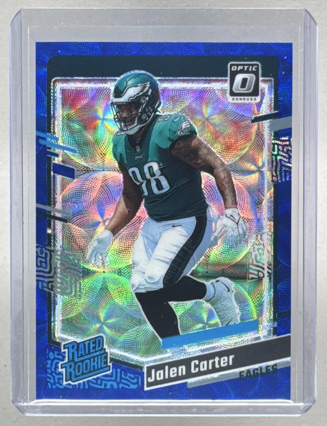 Jalen Carter Panini Donruss Optic #281 Blue Scope