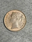 Photo of a 1845 East India Company 1/2 Cent from an eBay listing that sold on Apr 18, 2026