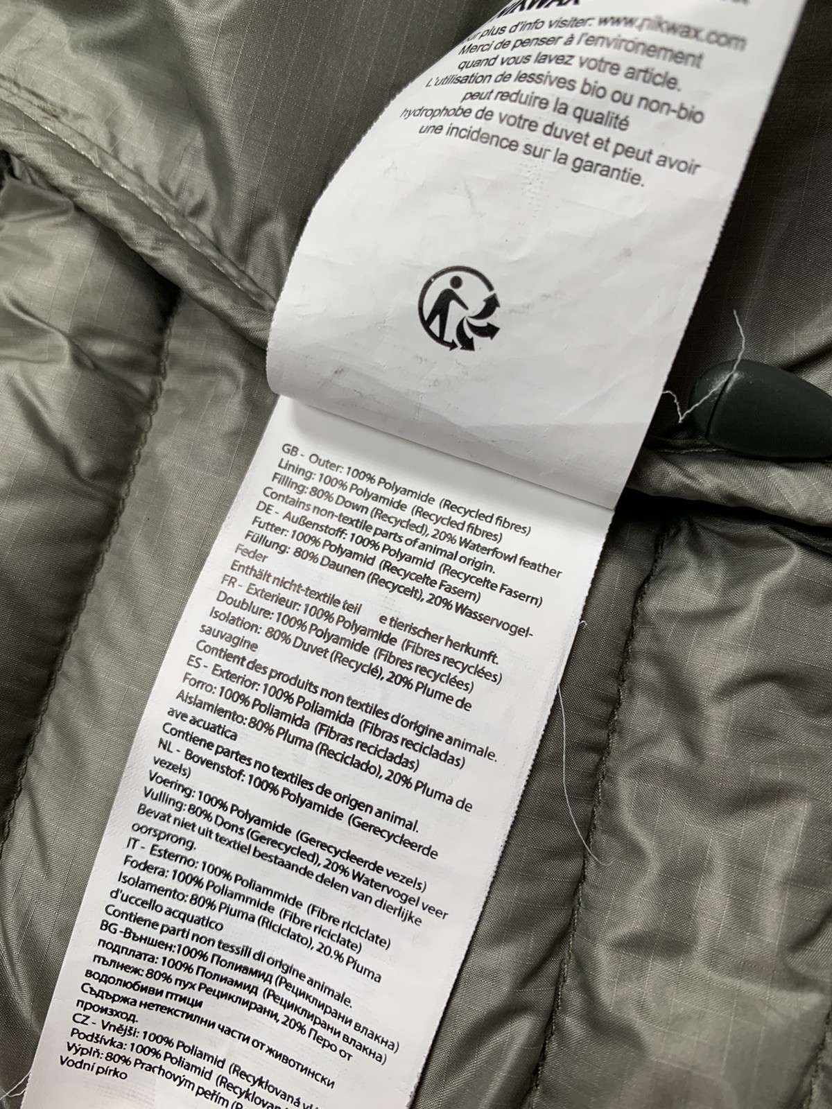 Rab Microlight Down Puffer Jacket Full Zip Pertex… - image 18