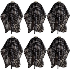 6 Pack Waterproof Salon Cape - Professional Hairdressing Cape for Cutting, Dy...