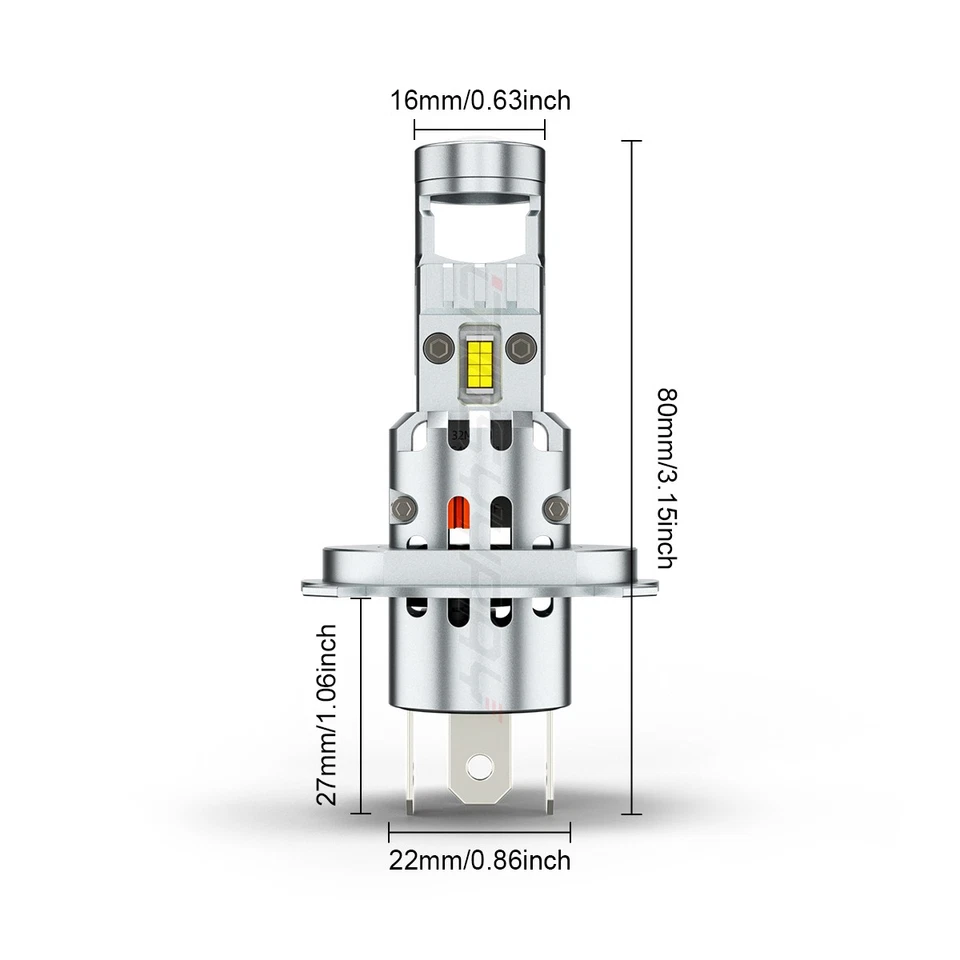 Ультра яркая светодиодная лампа высокого/низкого уровня для Yamaha WR250R/X 2008-2020 и WR400F 1998-2000 - Изображение 2 из 4