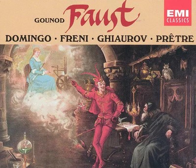 Faust, Placido Domingo, Nicolai Ghiaurov, Georges Prêtre, Charles Gounod und Mire