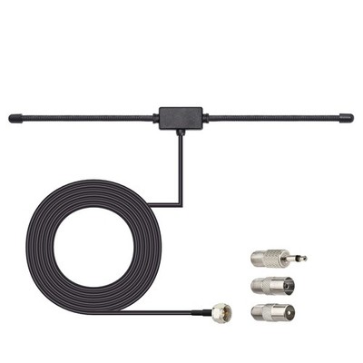 Bingfu FM Radio Dipole Antenna for Stereo Receiver Indoor Pioneer Onkyo Black