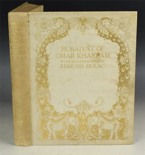 1909 Edmund DULAC Fitzgerald Rubaiyat of Omar Khayyam Hodder Illustrated Colour