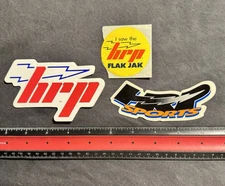(3) Vintage HRP Stickers MX Nationals SX Bob Hannah Racing Products Bean Canyon