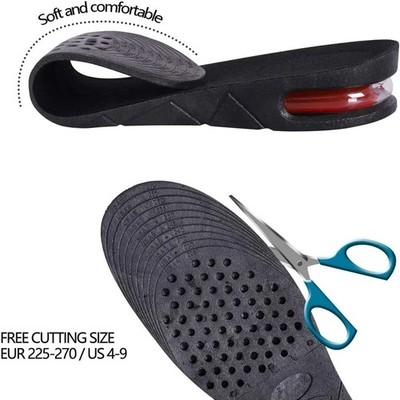 Adjustable Height Increase Insoles 3cm-9cm Air Cushion Shoe Lifts