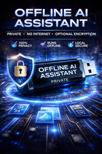 Offline AI USB Private • No Internet Required • Image Analysis Capable