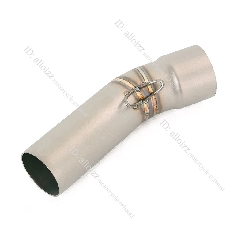 Tubo de escape deslizable en tubo de enlace medio para BMW F650GS F700GS F800GS F800R Foto 3 de 4