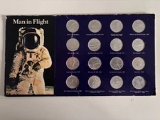 Shell Man in Flight Vintage Coin Set