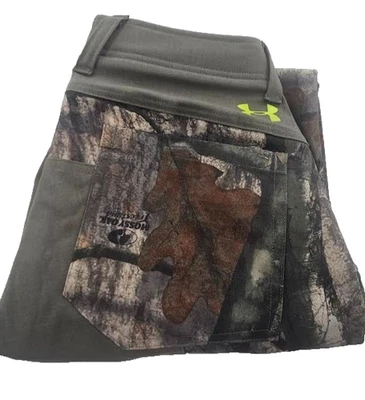 Under Armour Mossy Oak Tree Stand Camo Hunting Pants Scent Control 32x32 - Image 1 of 4