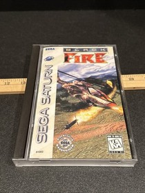 Black Fire (Sega Saturn, 1996) CIB Complete with Registration Card