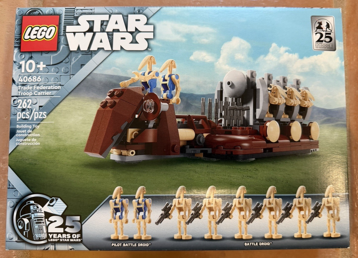 New LEGO Star Wars Episode 1 Trade Federation Troop Carrier 40686