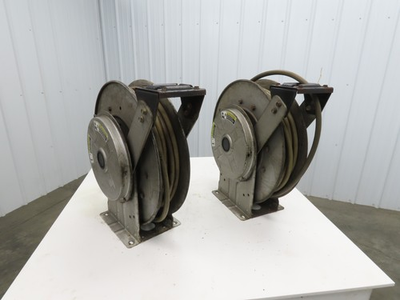 #ad #ad Hannay Reels Retractable Industrial Air Hose Reel 1 2quot; Lot Of 2 $549.99