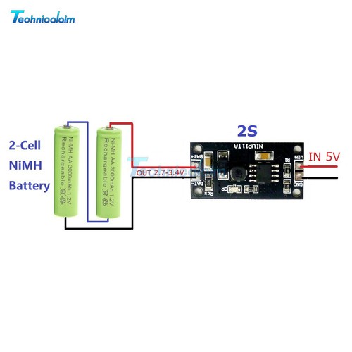 1-8S 1.2V-9.6V NiMH NiCd Battery Dedicated Charger Charging Module Board - Bild 10 von 16