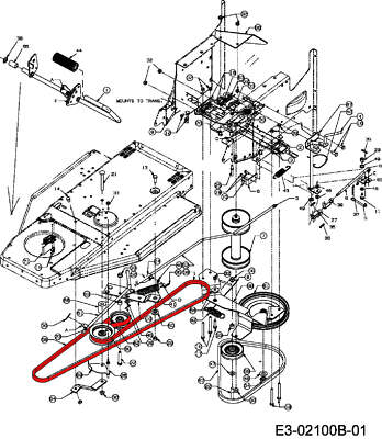 Long Drive Belt Fits Bolens BL 135/92 T Year 2007 Pn 754-0492