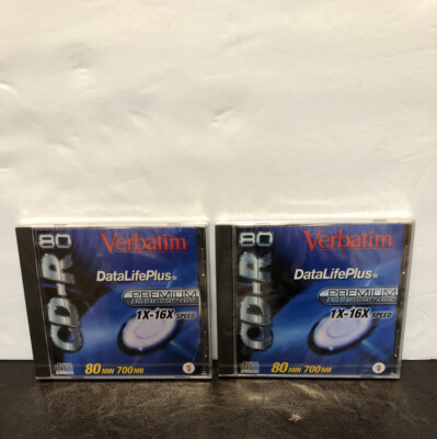 Verbatim 93707 CD-R, 80 Minute, 700MB, 8X Set 2