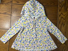 Tea Collection Hooded Floral Swing Top EUC Girls Long Sleeve Shirt Size 2