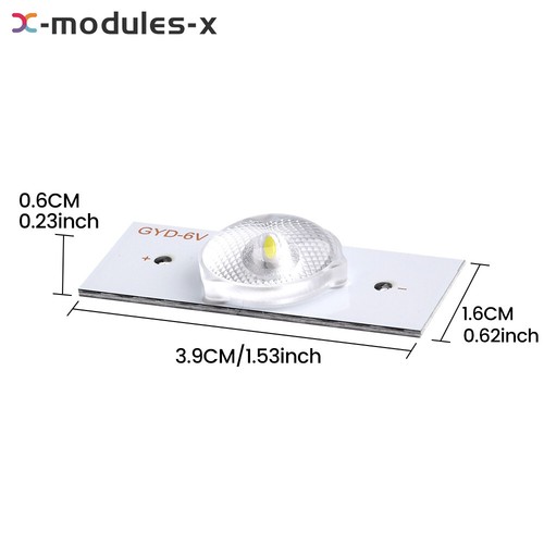 50/100PCS 3/6V LED Lamp Bead With Optical Lens Fliter For 32-65'' LED TV Repair - Picture 6 of 22