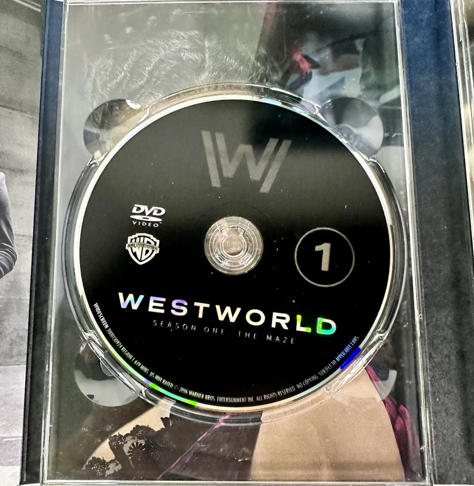Westworld Complete Season One. The Maze. 3 DVD Box Set 2016 HBO  - Image 3 of 4