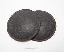 Pair of 1 5/8" Felt Speaker Dust Caps -- Speaker Parts