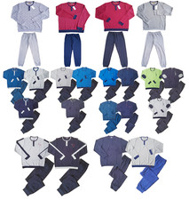 Pigiama uomo lungo primavera maglietta cotone filo di scozia serafino Ferrucci