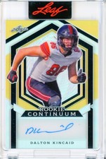 2023 Leaf Metal Continuum DALTON KINCAID RC Rookie AUTO Autograph 4/60