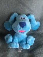 Plush Nickelodeon BLUE  S CLUES Blue Puppy Dog Stuffed Animal   6.5 inches high x