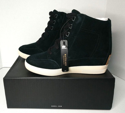 Sorel Womens Out N About Wedge Bootie Black Size 7 NEW IN BOX 