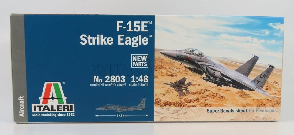 MODELLINO AEREO STATICO ITALERI MCDONNEL DOUGLAS F-15E STRIKE EAGLE CACCIA 1/48 - Immagine 3 di 3