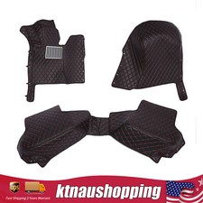 Luxury Custom Car Floor Mats Black Red Fits Bmw 5 Series E60 F10 520i 525i 528i Luxury Custom Car Floor Mats Black Red Fits Bmw 5 Series E60 F10 520i 525i 528i