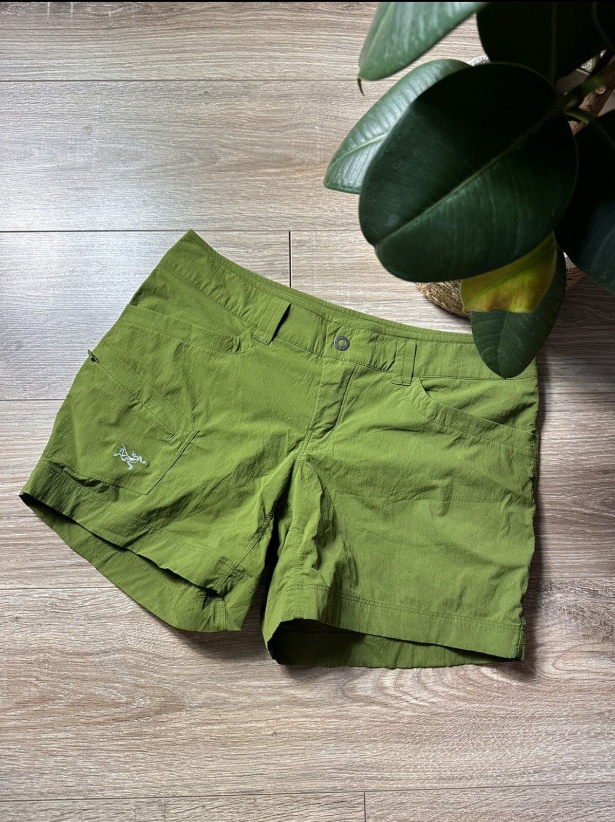 ARC'TERYX Arcteryx pantaloncino donna 6 verde leggero elasticizzato escursionismo parapetto corto
