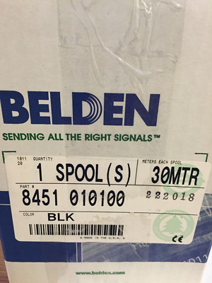 10ft of Belden 8451 Multi-Conductor - Single-Pair Cable (22 AWG)