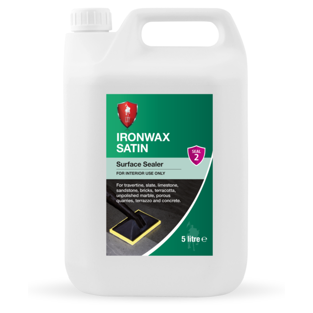 Ironwax Satin Surface Sealer LTP 5lt Interior Use Enhances Colour and Texture