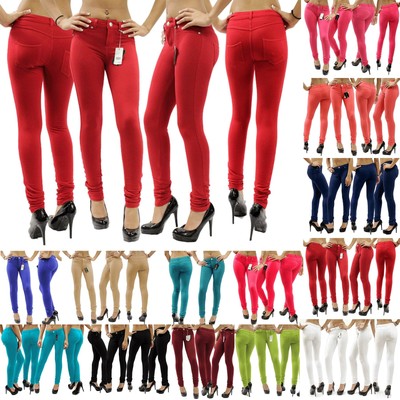 Women Denim Jeggings Ladies Skinny Fit 