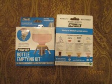 Flip It Bottle Emptying Kit No More Waste Save Money  Time Get Every Drop
